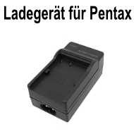 Ladegerät für Pentax Kamera Akkus