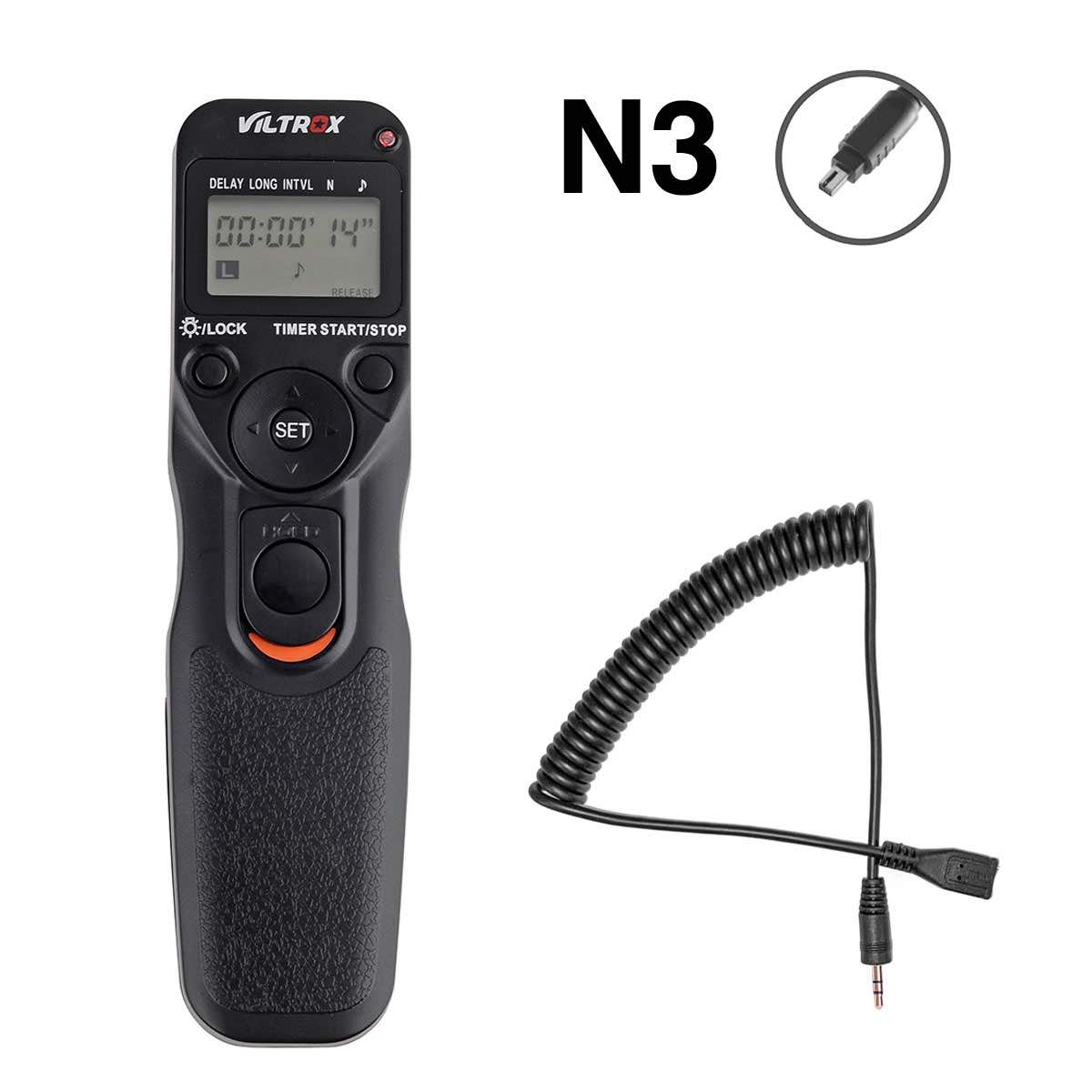 Intervallauslöser Viltrox JY MC N3 für Nikon Z 7, Z 7II, Z 6, Z 6II, Z5 D780 D500 D5600